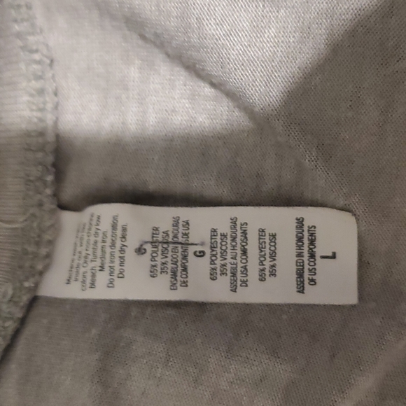 Women's size L grey tank top made by Ruby's Rubbish. - Picture 3 of 4